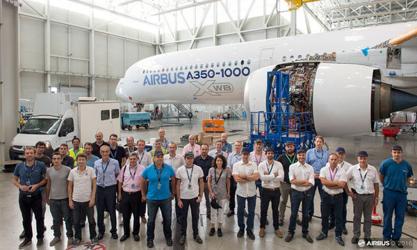 L'A350-1000 et l'A330neo profitent d'une optimisation des essais vibration par Airbus
