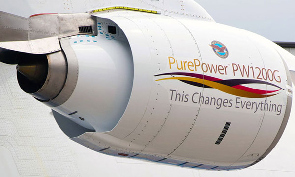 Le PW1200G de Pratt & Whitney pour le MRJ certifié par la FAA