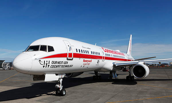 Tour du monde connect pour le Boeing 757 de Honeywell 