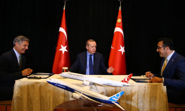 Turkish Airlines s'engage pour 40 Boeing 787-9