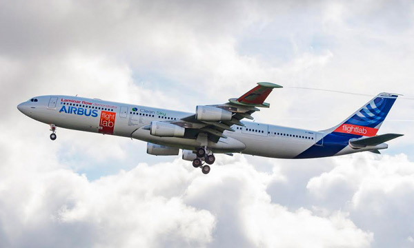 Le démonstrateur A340 BLADE d'Airbus réalise son premier vol