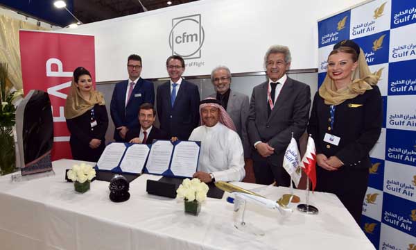 Dubai Airshow 2017 : Gulf Air choisit le Leap de CFM International pour ses A320neo
