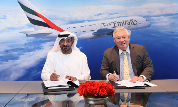Emirates signs for up to 36 additional A380s