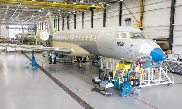 Latcore produira la porte de secours du Global 7000 de Bombardier