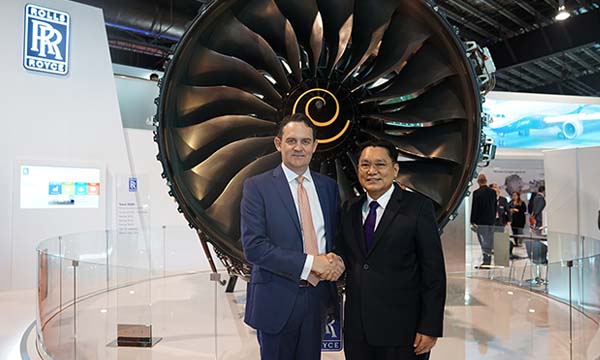 Singapore Airshow 2018 : Rolls-Royce va utiliser un banc d'essais de Thai Airways