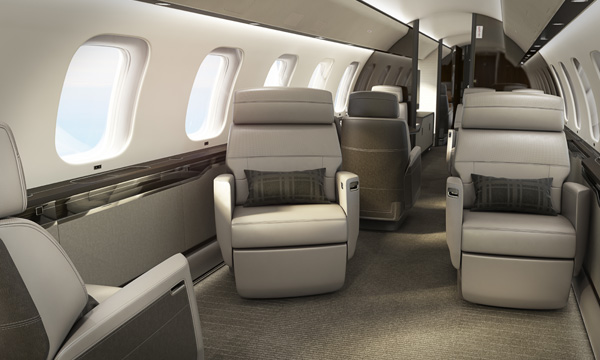 Bombardier lance Nuage, son nouveau fauteuil pour avions d'affaires