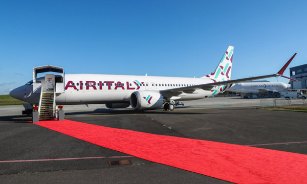 Air Italy reoit son premier Boeing 737 MAX