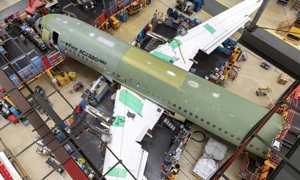 L'Airbus ACJ320neo entre en assemblage final
