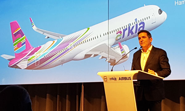 Nir Dagan :  D'ici un an et demi, Arkia passera d'une flotte de zro  cinq Airbus  
