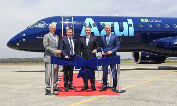 Embraer livre le premier E195-E2 à Azul