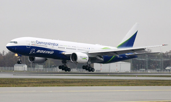 Boeing met son ecoDemonstrator à l'heure allemande