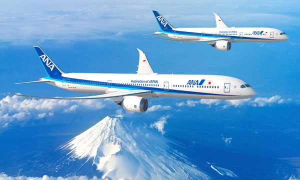 ANA signe de nouveau pour le 787 de Boeing mais change de moteurs