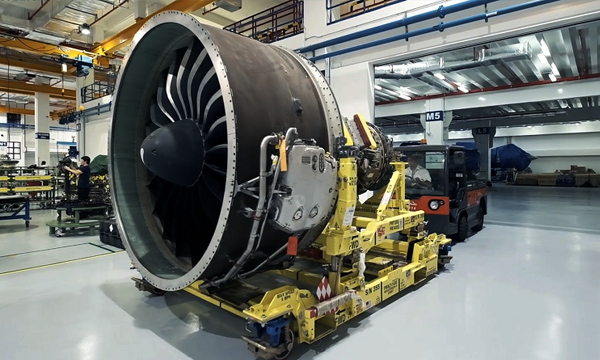 A first GTF engine inducted for overhaul in China