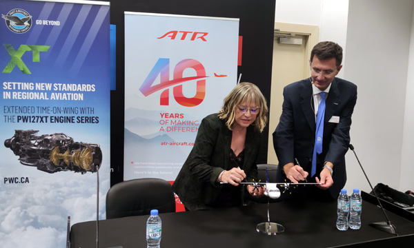 ATR remotorise sa gamme avec le nouveau PW127XT de Pratt & Whitney Canada