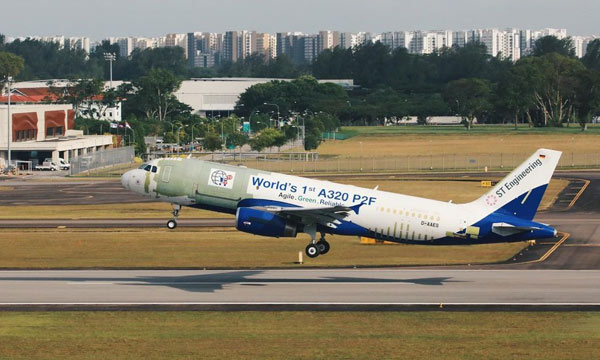 Le premier Airbus A320 cargo au monde décolle