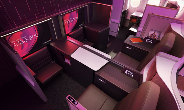 Virgin Atlantic présente ses nouvelles cabines avec l'arrivée de ses Airbus A330neo