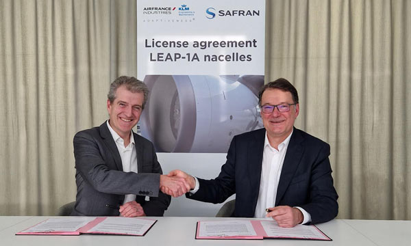 MRO : Safran Nacelles et AFI KLM E&M signent un accord de licence pour les nacelles des moteurs LEAP-1A