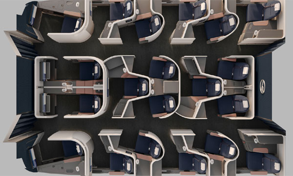 Lufthansa et Pearson Lloyd présentent le concept de cabine affaires du programme Allegris