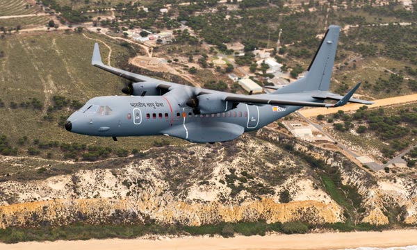 Airbus a livré le premier des 56 C295 commandés par l'Inde 