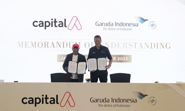 Capital A et le groupe Garuda Indonesia lancent un partenariat stratgique couvrant le transport de passagers, la logistique et la maintenance aronautique 