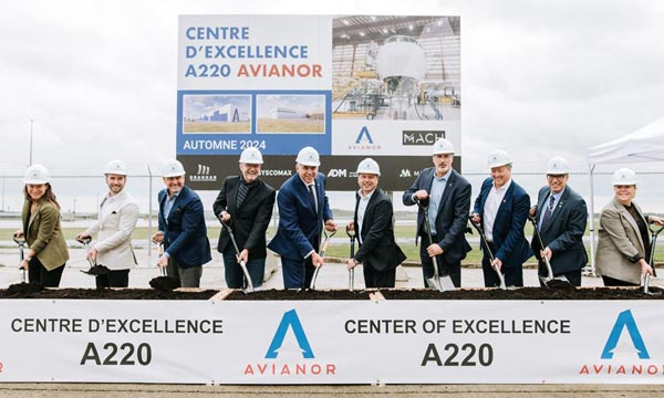 MRO : Les travaux de construction du Centre d'excellence A220 d'Avianor dmarrent