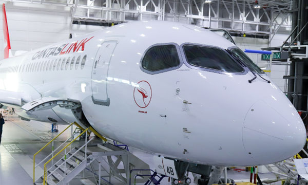 Qantas dvoile les cabines de ses Airbus A220