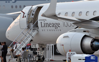 Embraer livre un premier Lineage 1000  Al Jaber Aviation