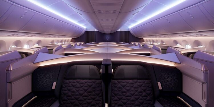 La première rangée constituera la classe Business Elite des futurs Boeing 787-9 de Riyadh Air. Photo © Riyadh Air