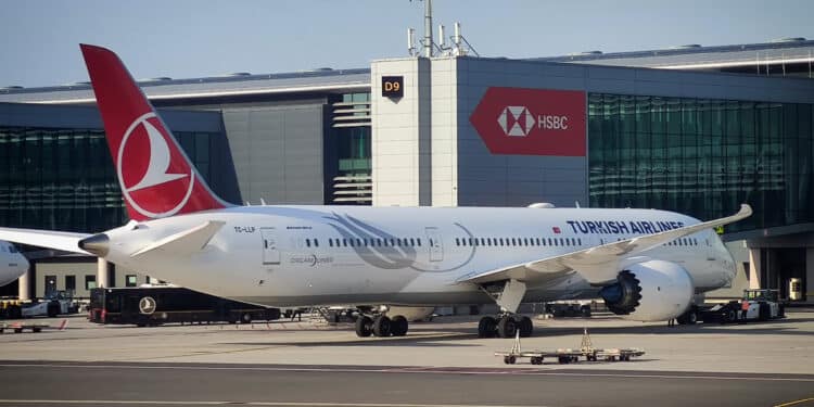 Un Boeing 787-9 de Turkish Airlines à Istanbul. Photo © Le Journal de l'Aviation - tous droits réservés
