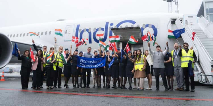 La liaison d'IndiGo entre Mumbai et Copenhague avait été inaugurée en octobre et sera suspendue jusqu'à nouvel ordre à partir du 17 février. © IndiGo