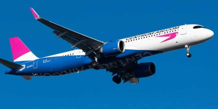 Un Airbus A321neo de Centrum Air. Photo Copyright Centrum Air