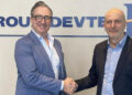 Marc-Olivier Gagnon, vice-président, Ingénierie et Support Produit, Héroux-Devtek et Laurent Bouissou, Directeur Général chez Antavia AMETEK MRO