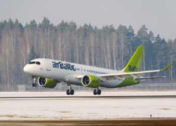 Les 55 Airbus A220-300 d'airBaltic sont pleinement opérationnels. Photo Copyright airBaltic