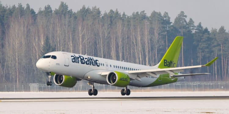 Les 55 Airbus A220-300 d'airBaltic sont pleinement opérationnels. Photo Copyright airBaltic