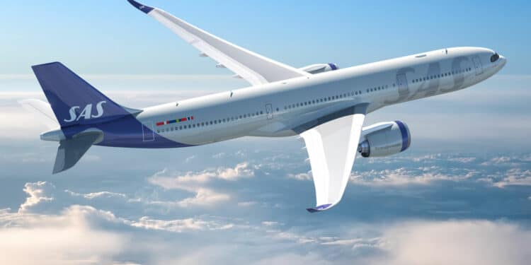 SAS a commandé 18 A330neo directement à Airbus. Image copyright Airbus