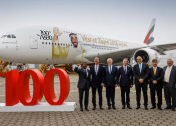 Le 100ème A380 d'Emirates arbore une livrée spéciale rendant hommage au Sheikh Zayed bin Sultan Al Nahyan