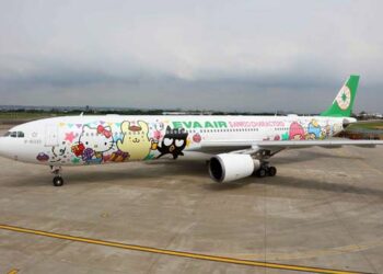L'un des 8 A330-300 d'EVA Air. Photo © EVA Air