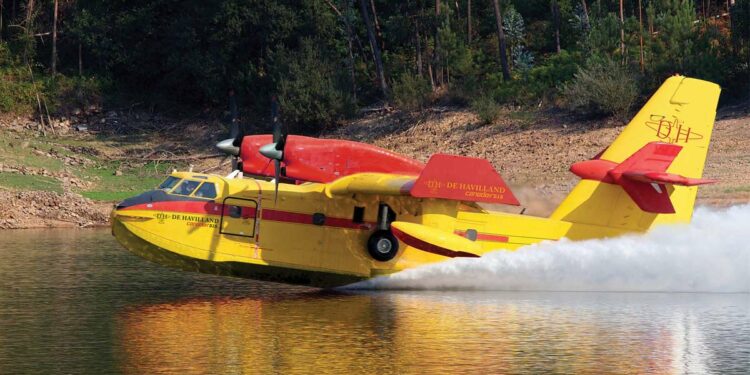 Le Canadair 515 de DHC. Photo © De Havilland Aircraft of Canada