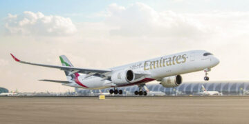 Emirates dispose déjà de quatre Airbus A350-900 dans sa flotte sur les 65 commandés.