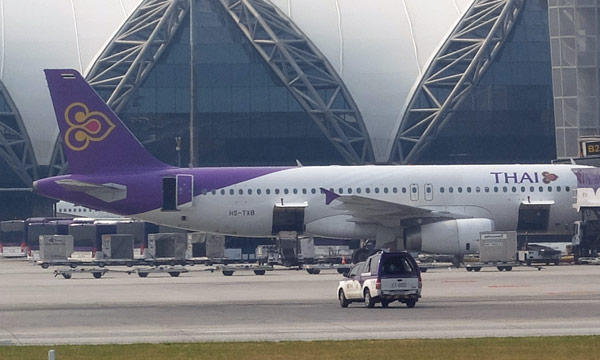 L'un des 20 Airbus A320 de Thai Airways. Photo © Le Journal de l'Aviation