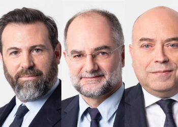 Loïc Aubouin, Mathieu Daubert et Régis Lacote. © Irène de Rosen, Groupe ADP