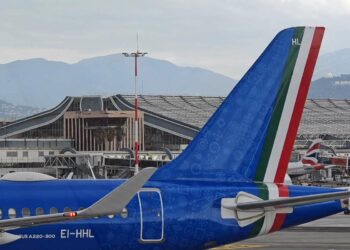 Un Airbus A220-300 d'ITA Airways à l'aéroport Nice-Côte d’Azur. Photo © Le Journal de l'Aviation - tous droits réservés