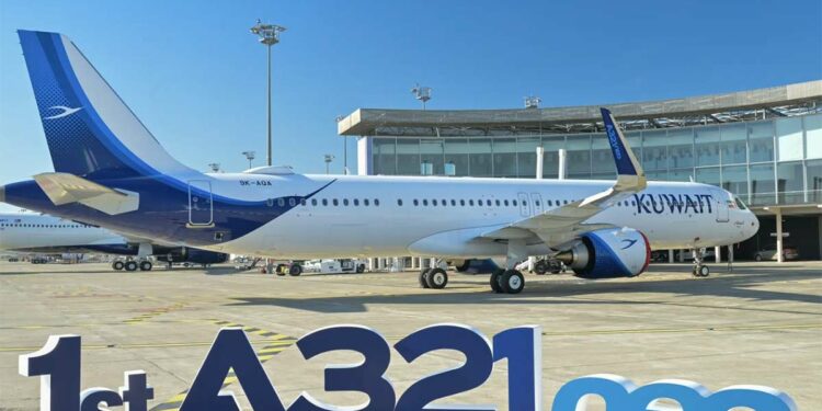 L’A321neo d’Airbus fait son entrée chez Kuwait Airways qui en attend encore 16 autres exemplaires. Photo © Airbus