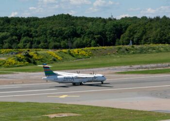 La flotte de Braathens comprend aujourd’hui 14 ATR 72-600, une flotte qui sera renforcée par trois autres exemplaires  d’ici la fin de l’année, dont un appareil neuf issu de la chaîne d’assemblage final d’ATR. Photo © ATR