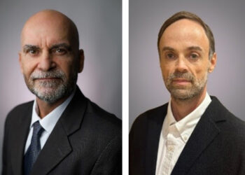 Paulo Cesar Olenscki, directeur exécutif de Daher Aircarft au Brésil, et Rodrigo Cendon, directeur des relations clients. © Daher