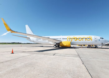 L'un des 14 Boeing 737-800 de la compagnie argentine Flybondi. Photo Copyright FlyBondi