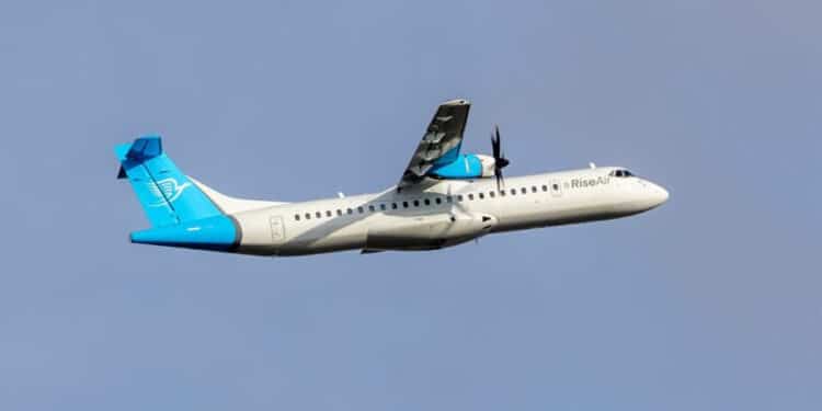 La compagnie Rise Air a réceptionné son premier ATR 72-600 en décembre. Photo © ATR