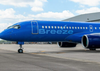 Breeze Airways fait partie des compagnies qui ont agrandi leur flotte d'un A220-300 en janvier. © Airbus