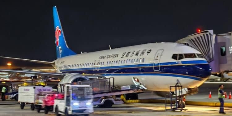 Un Boeing 737 MAX 8 de China Southern. Photo Copyright Le Journal de l'Aviation - tous droits réservés