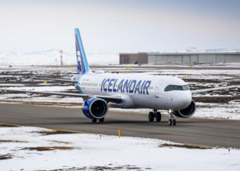 Actuellement, la flotte Airbus d'Icelandair compte un A320 et six A321LR (photo). © Icelandair